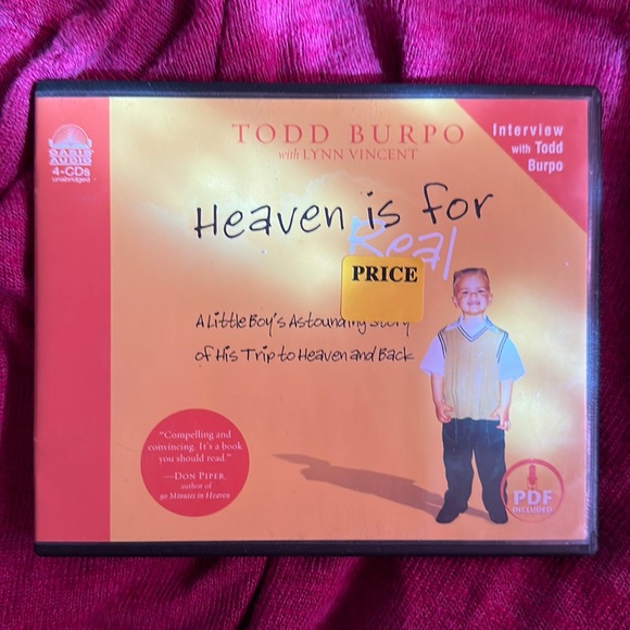 oasis audio Other - AUDIO BOOK Heaven if for real plus PDF by Todd Burpo including interview